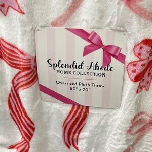 Coquette bow blanket
